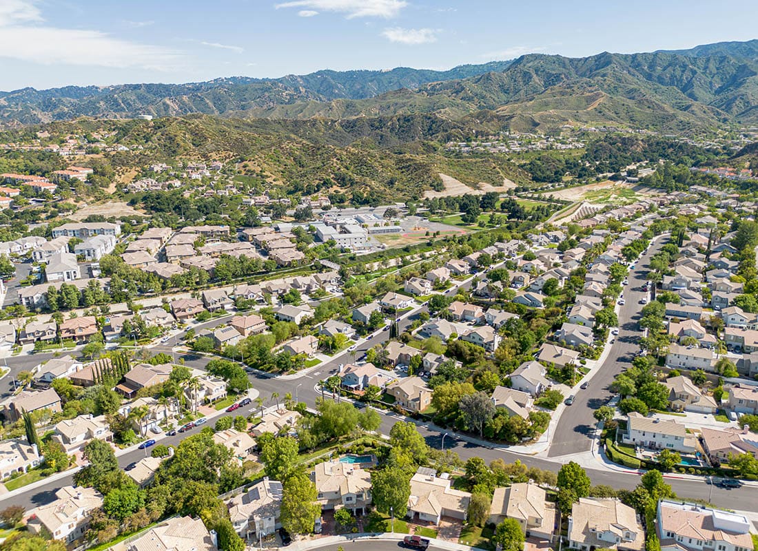 Stevenson Ranch, CA - Aerial View of Stevenson Ranch, CA